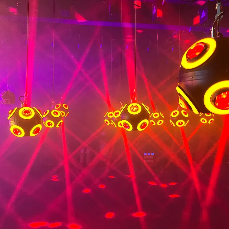 load 6meter rgb led 20cm football elevating hoist crane lifting kinetic light kinetic winch dmx winch