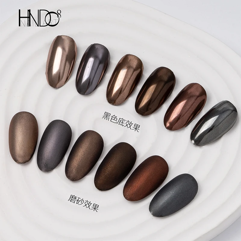High Quality mica powder chameleon glitter chrome nail powder Magic Mirror Effect For Nail Art Decoration