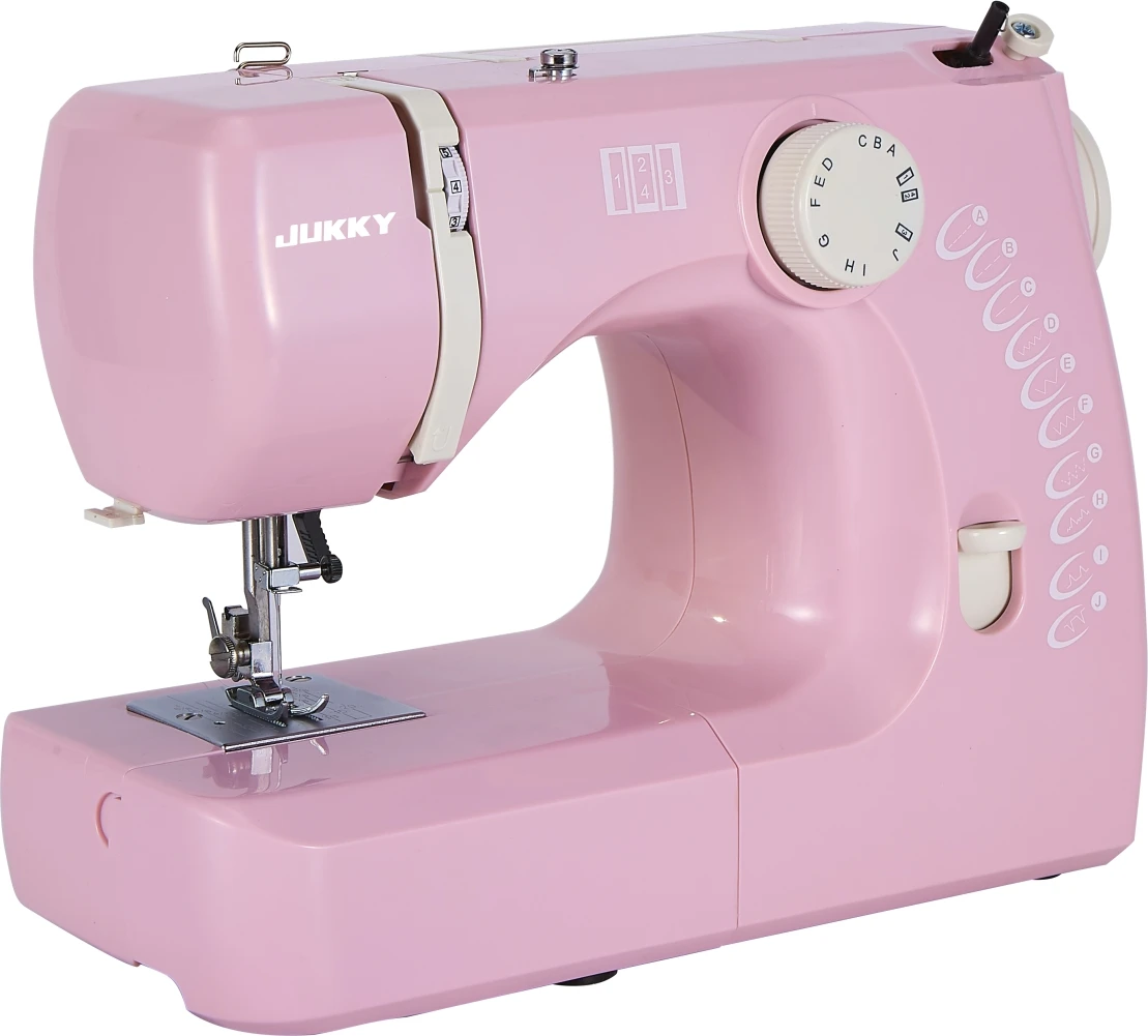 JK1216 многофункциональная швейная машина 12 стежков и 4-ступенчатая пуговица простая гладкая красивая практичная легко носить с собой