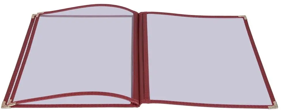 8.5 x 11 Inch Menu Holder Transparent Menu Holder Restaurant Menu Covers Book for Restaurant Daily Paper