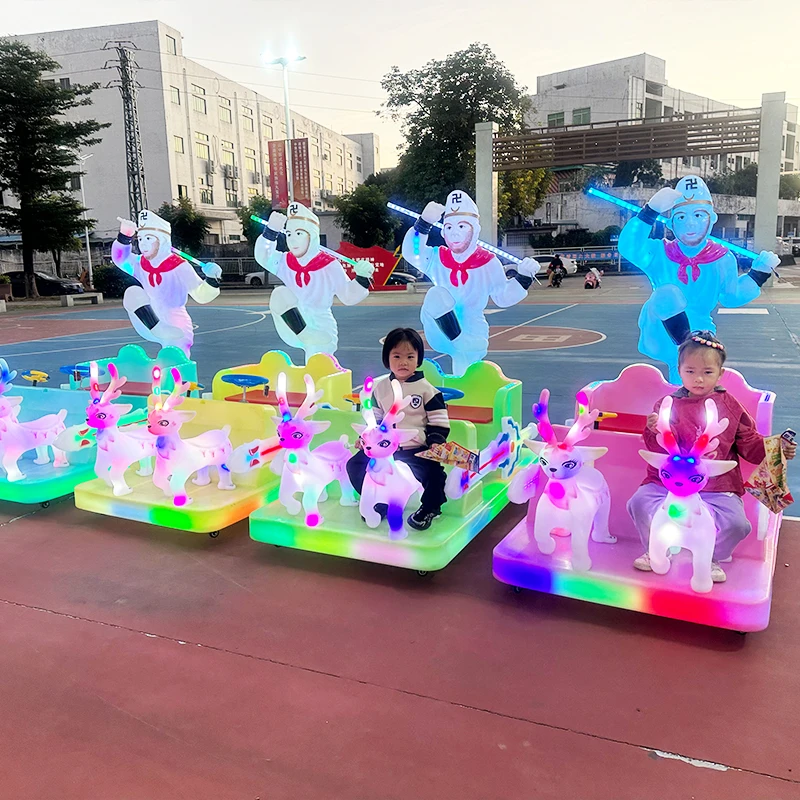 New Cool Timing Remote Start Luminous Electric Bumper Cars for Kids Indoor and Outdoor 24v  Battery Car for Amusement Park