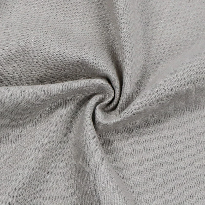 
Autumn Gray Boutique Organic Linen High Quality Hot Sale Kids Gift Long Sleeve Baby T-shirt 