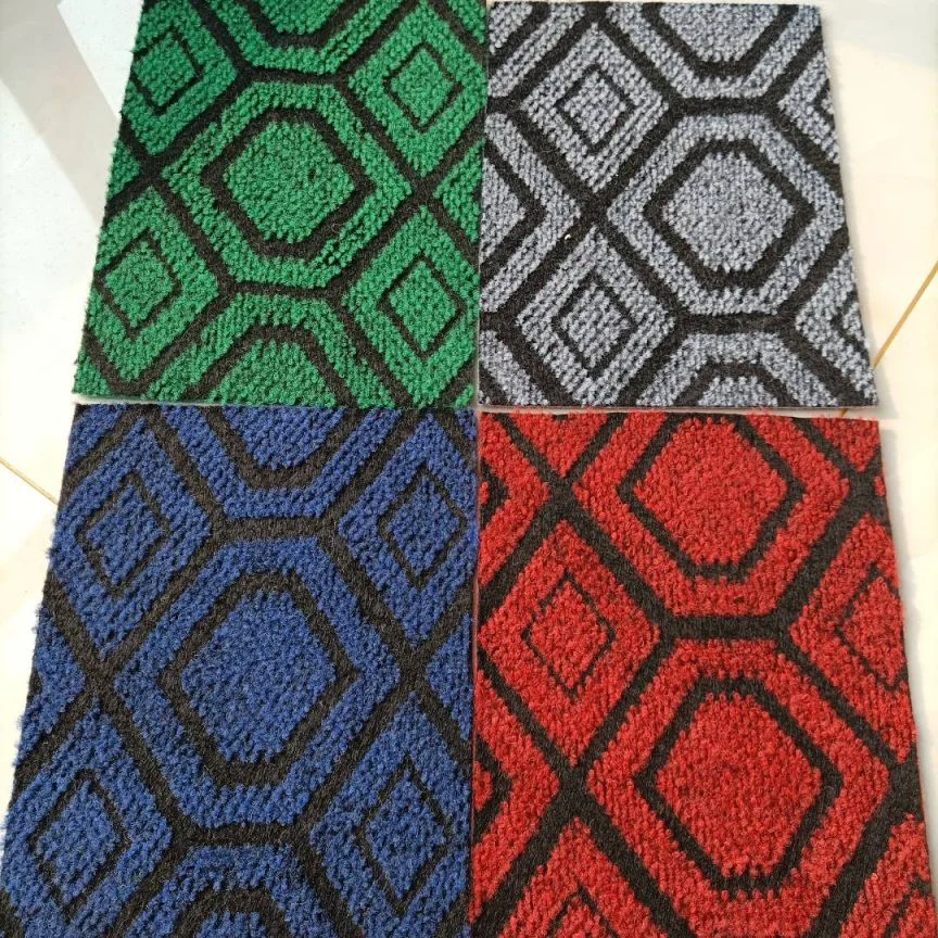 Wholesale cheap high quality anti-slip floor double colors jacquard carpet
