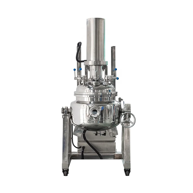 100 l 100l pilot scale vaccum emulsion homogenizer 500 liter 500l 600 litre