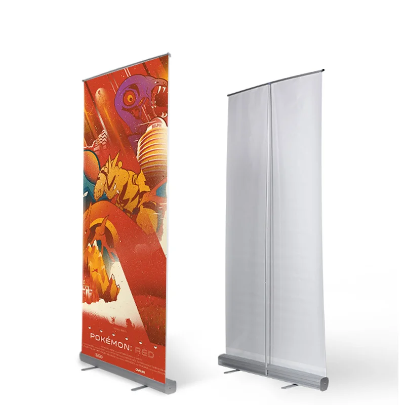 pull-up banners big base Trade Show Display double side customized 10ft Tension Fabric