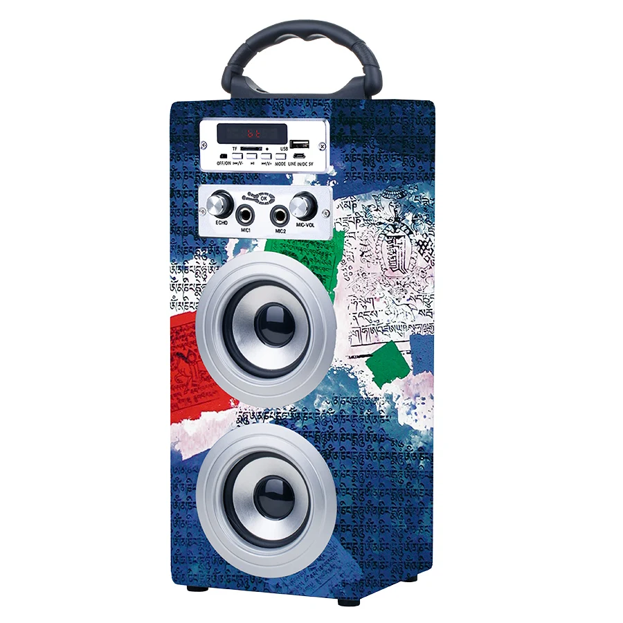 KBQ-603 Portable Wireless Bluetooth Speaker with USB/ Micro SD Card/ FM/ AUX