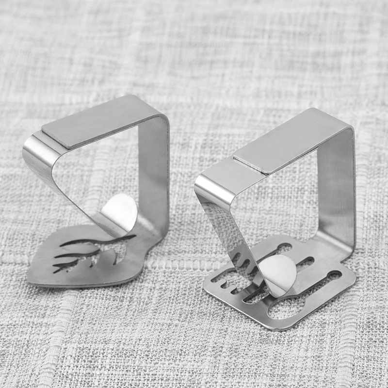 Factory Price Wholesale Table Cloth Holding Clip Stainless Steel Tablecloths Clips