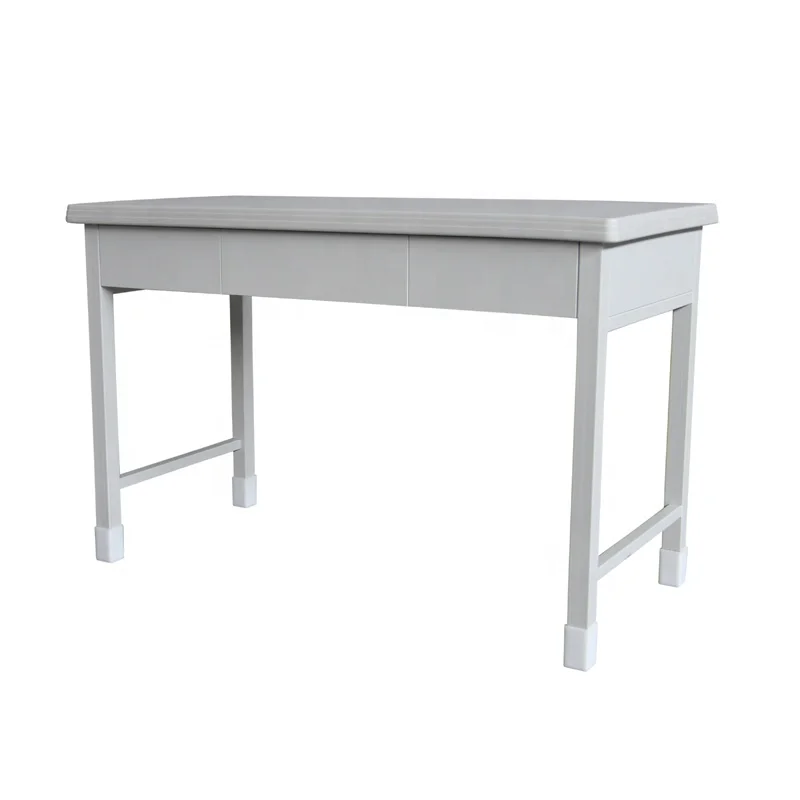 Office Table on Sale Cheap Metal Iron Office Furniture Modern School Library Table for Laptops Office Desks Epoxy Powder Coating