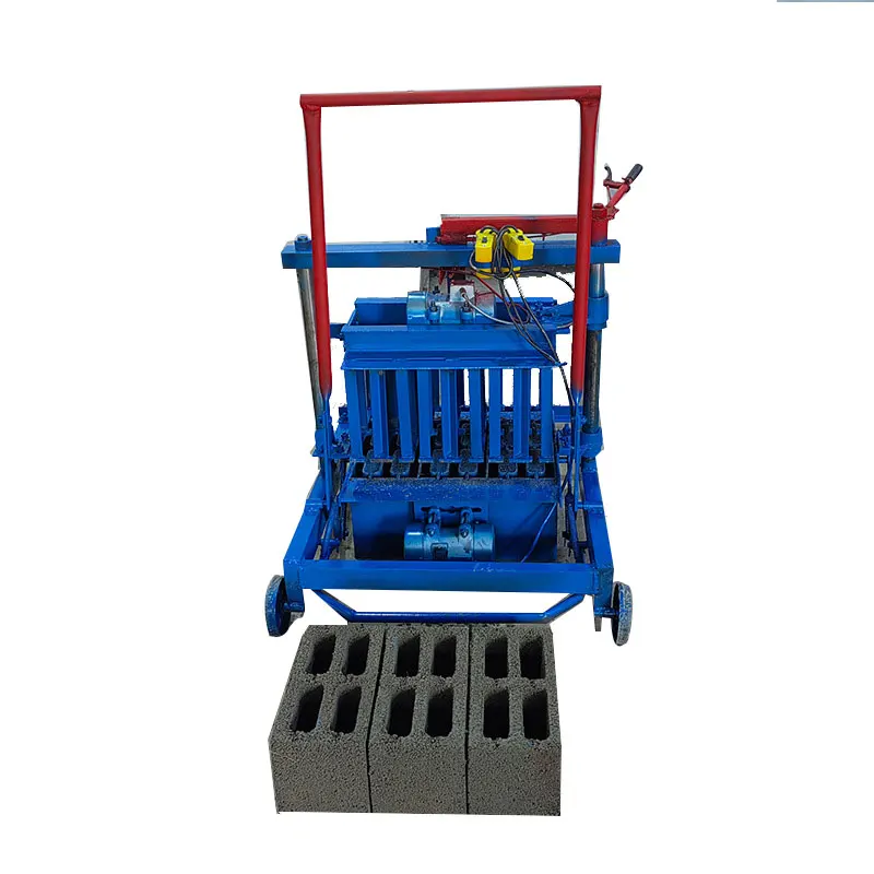 Mechanical concrete block making machine Small mobile brick making machine