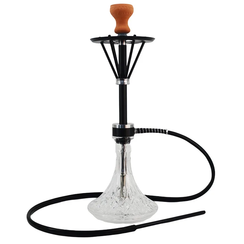 Wholesale Portable Germany Shisha Accessories Hookah Set Glass Hookah Colorful High Quality Shisha Single Hose Shisa