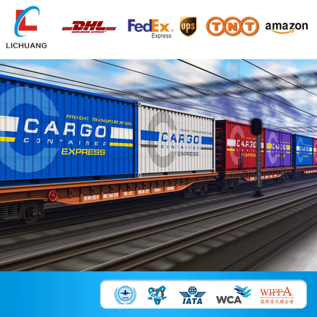 Railway Shipping Company Logistics Agent DDP from China to Portugal Europe Train Cargo Transport Service door to door