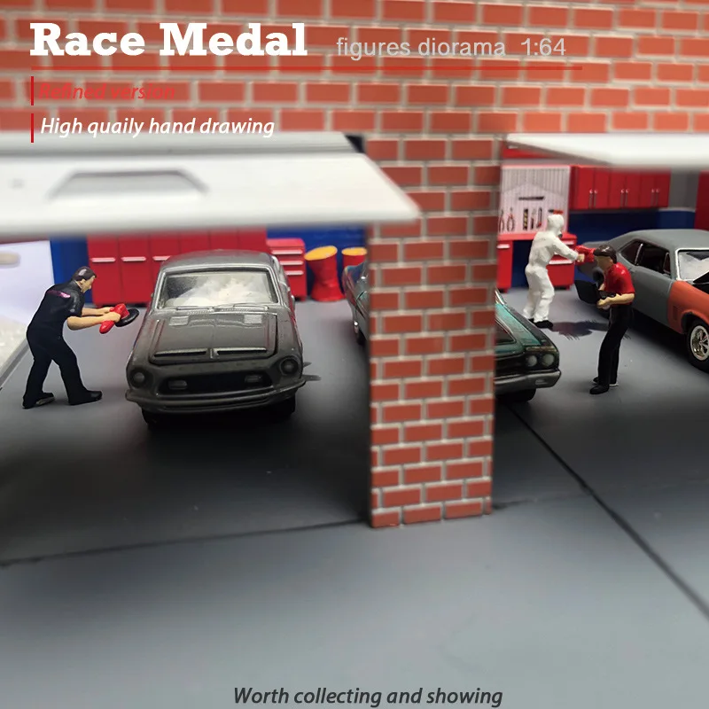 Model Train Railway Different Poses 1:64 O Scale Standing Painted Figures Worker People