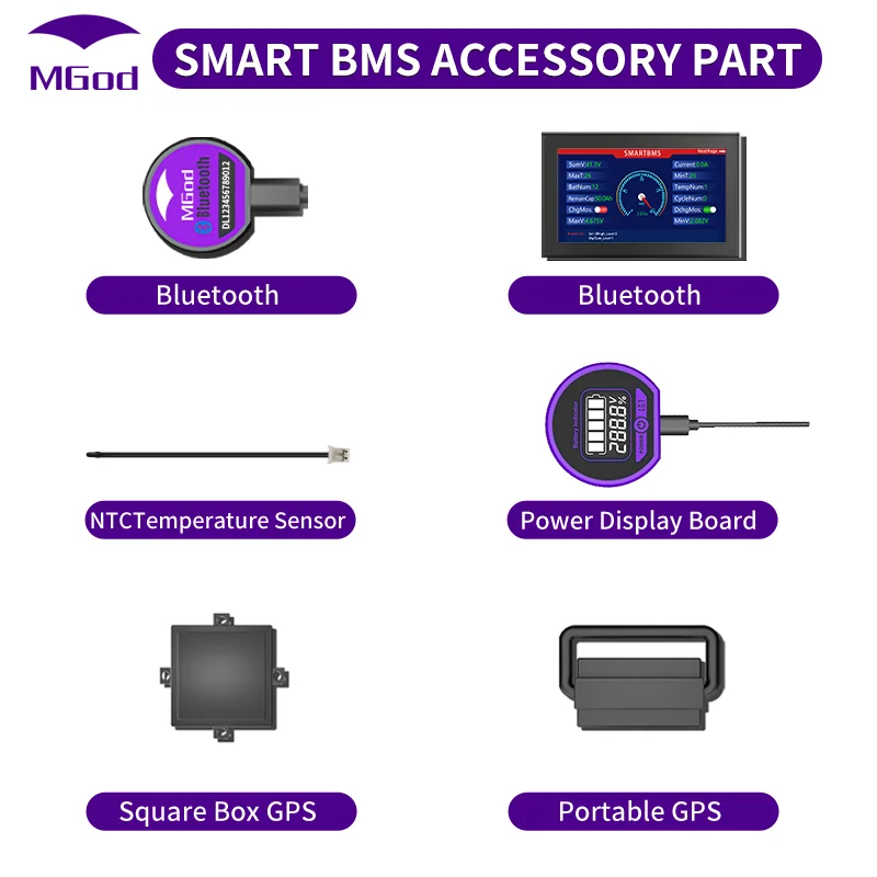 FAN  Lifepo4 15S BT App UART RS485 CAN Communication Low Temp Cutoff For Electric Motorcycle Equalizer Balancer Smart BMS