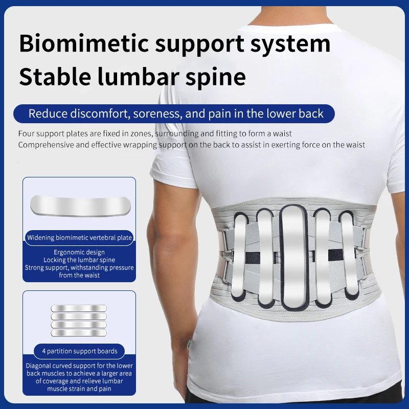 RUNYI Hot Selling Breathable Double Belt Press Pain Relief Sports Compressive Waist Support Wrap for women and men