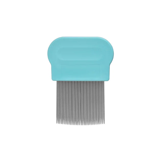 Hair Flea Comb Metal Lice Comb With Stainless Steel Needle And Plastic Handle For Pets Or Humans