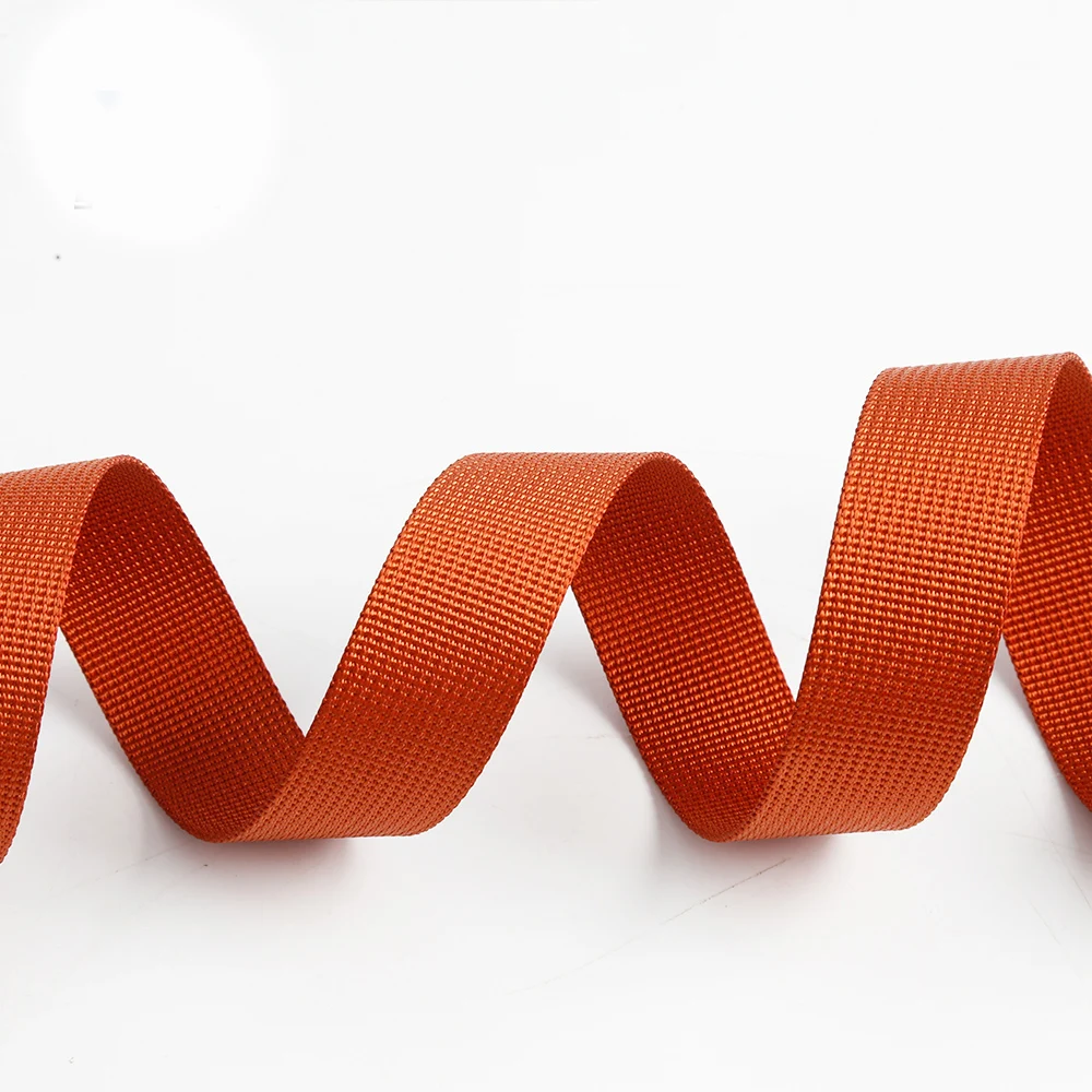 Multi Colors Polyester 38mm 50mm Nylon Herringbone Cotton Webbing For Rattan Cane Luggage Seat Belt Strap