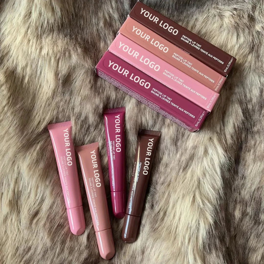 private label Customized Moisturizing plum lip balm hydrated glossy lip gloss