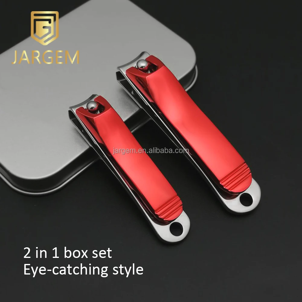 Привлекательный стильный набор для стрижки ногтей, 2 раза заточка, нож для ногтей с поддержкой пользовательского логотипа