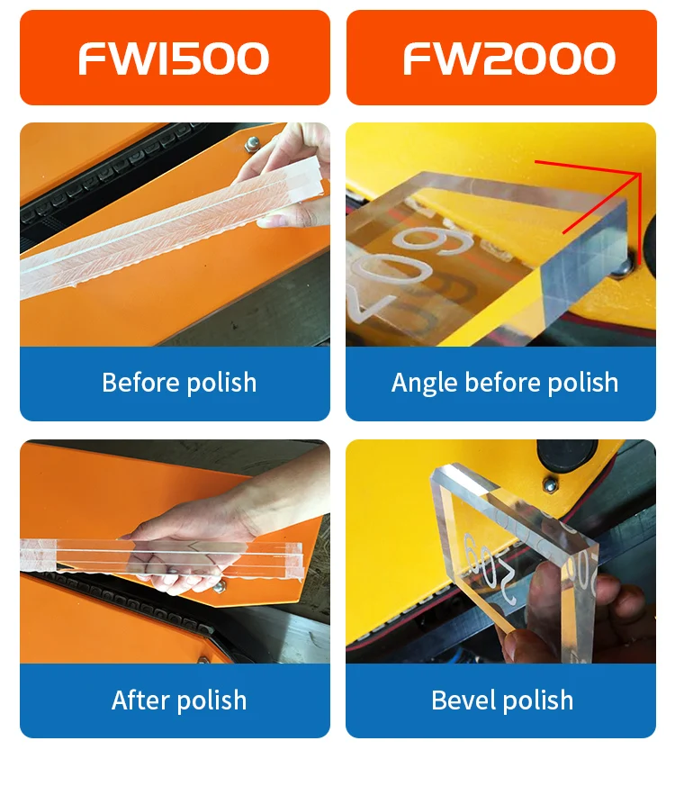 acrylic Signage Sheet Plexiglass stitching edge Polish Polisher polishing cutting chamfering machine with diamond knife