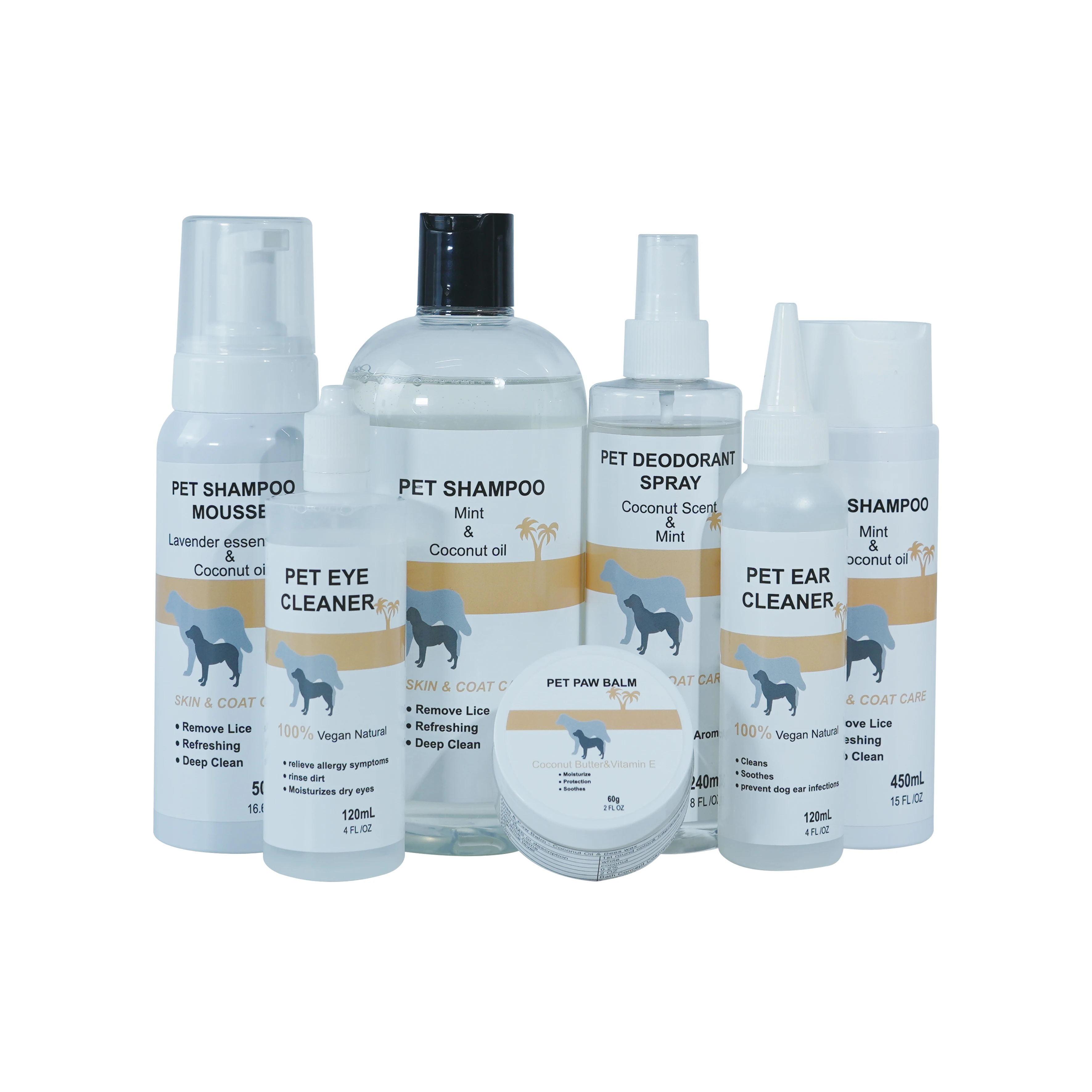 Dog Shampoo Manufacturers Private Label Coconut Oil Organic Dog Shampoo Conditioner Moisturiser Bulk Pet Bath Dog Shampoo