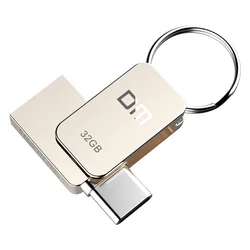 USB Flash Drive for Phone 2 IN 1 USB3.0 Type-C Micro USB OTG Memory Stick Swivel Flash Drive Data Storage Drive