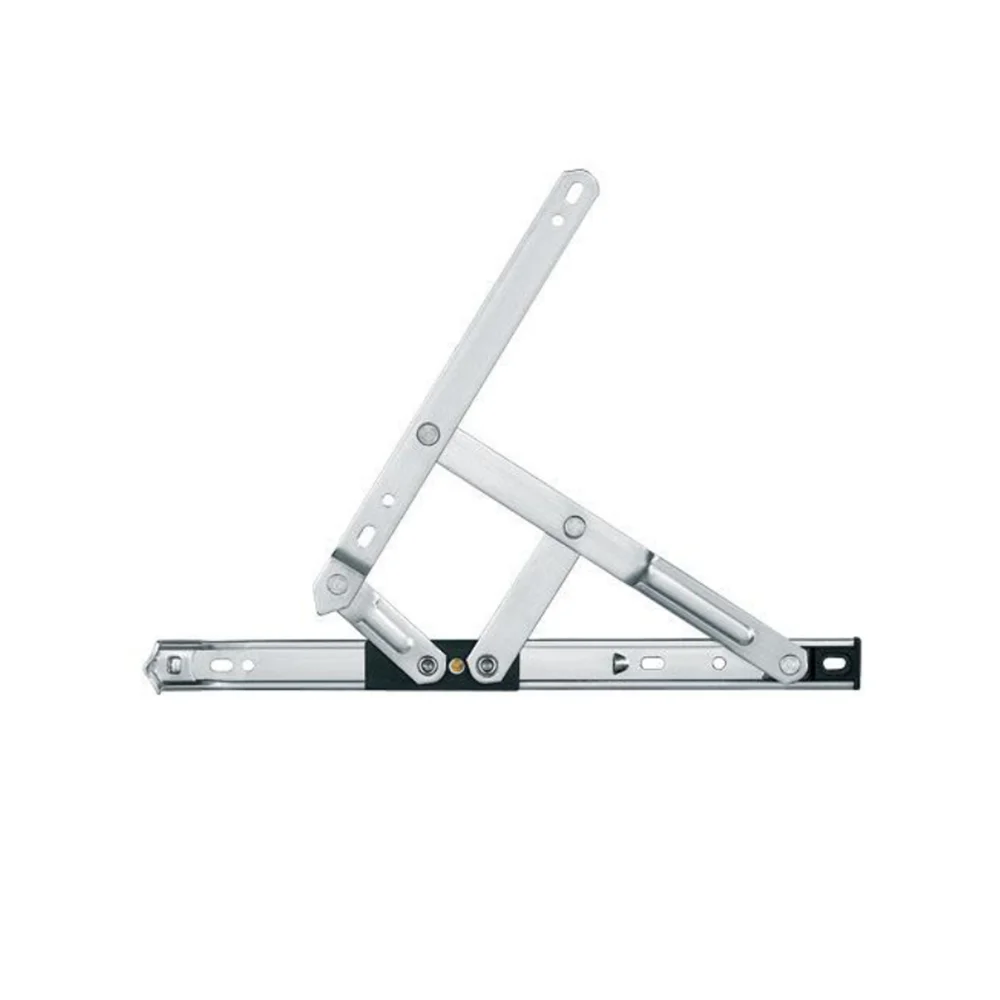 Heavy-Duty UPVC Window Casement Hinge 4-Bar Stainless Steel Friction Stay with round Square Groove Available in Aluminium Brass