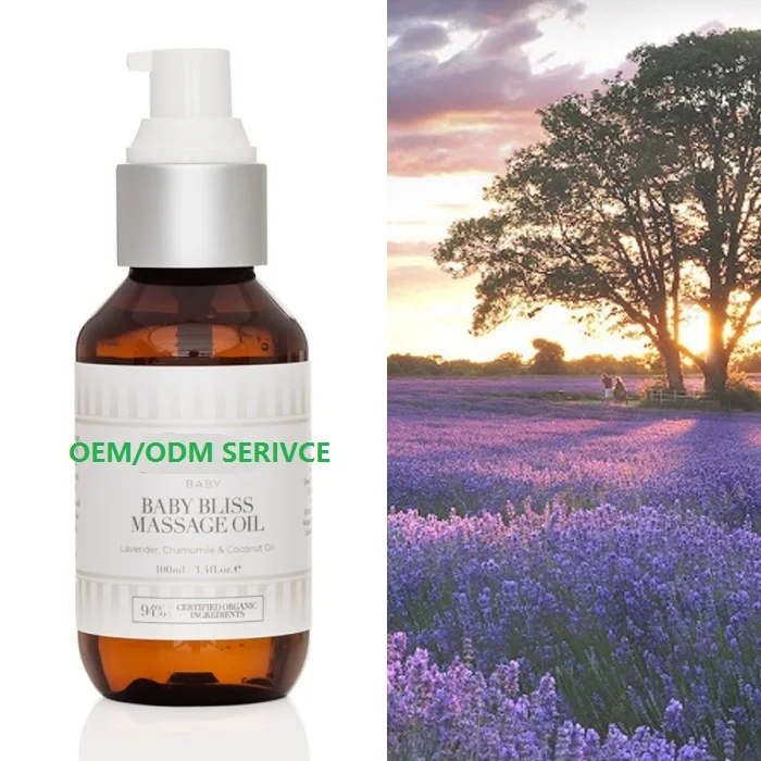 OEM private label  flavored baby massage oil