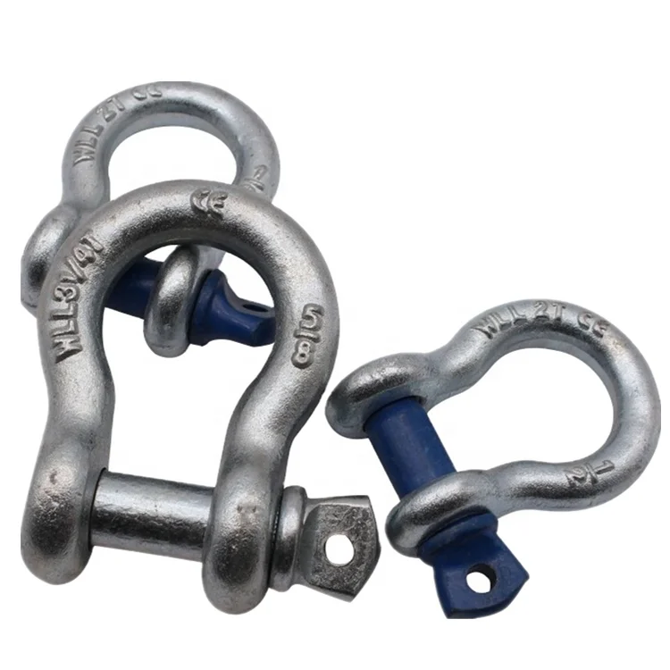 Hot Dip Galvanized US Type G209 Screw Pin Bow Shackle