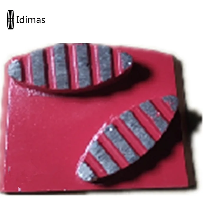 Double Round Segments Grinding Tools Diamond Grinding Shoes for Blastrac Machine