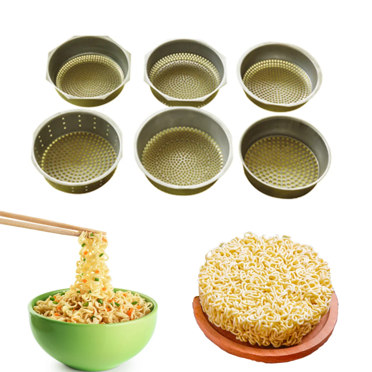 Source Factory SUS410 Customized Durable Precise Ramen Noodle frying retainer for noodle machine accessories