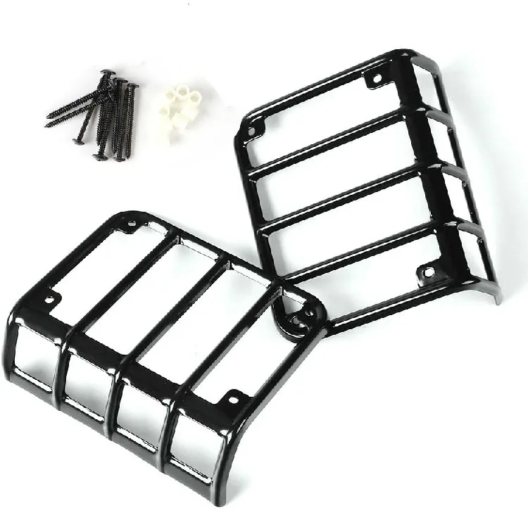 Металлический черный защитный чехол для заднего фонаря для 2007-2018 JEE P WRANGLE R JK