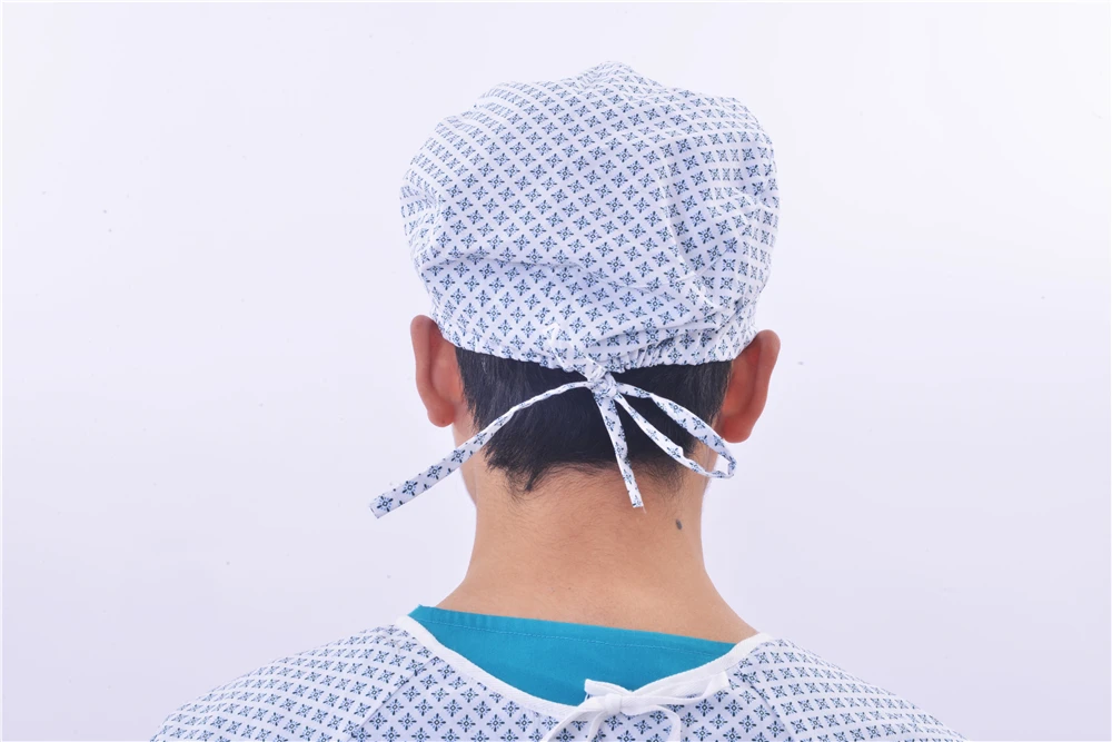 Medical printing hospital uniform doctor surgical clothing  reusable patient gown