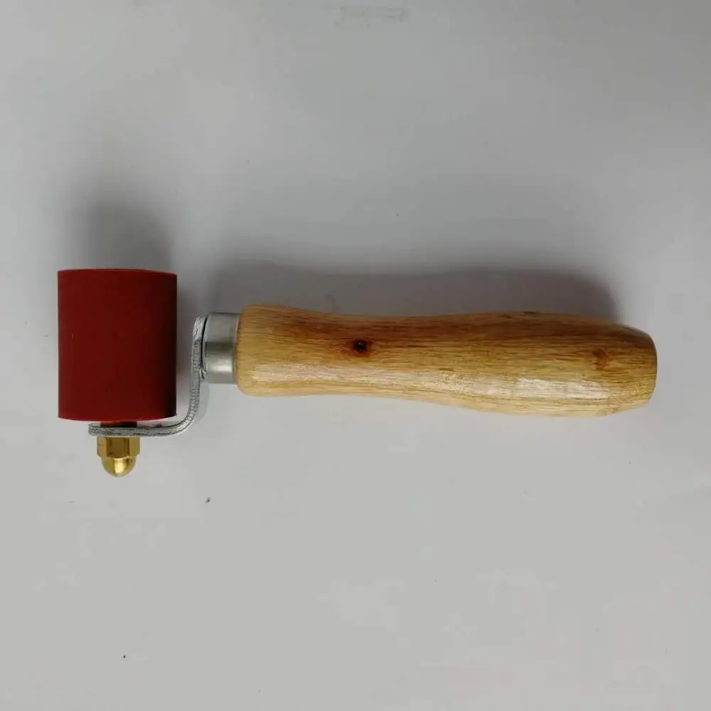 2024 Order 40mm Silicone High Temperature Resistant Seam Hand Pressure Roller Roofing PVC Welding Tool (red)