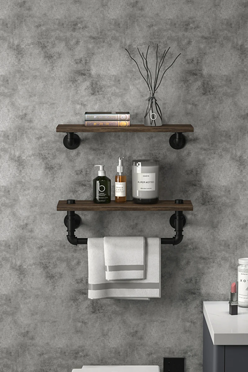 Float Mounting Home Decoration Stainless Steel Wall Shelf