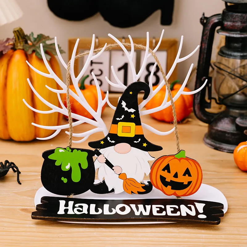 Halloween Party Decoration Pumpkin Bat Door Hanging Ghost Festival Scene Decoration Trick or treat Hanging Accessories