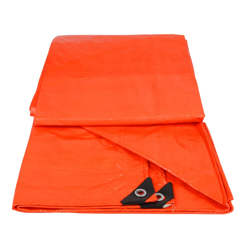 White Orange Pe Safety Tarpaulin Tarp For Truck Cover