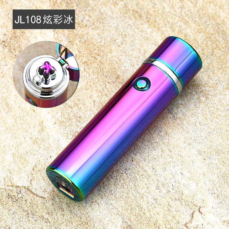 Electric Rechargeable Arc Candle Lighter USB Lighter with Upgraded LED Battery Display Safety Switch