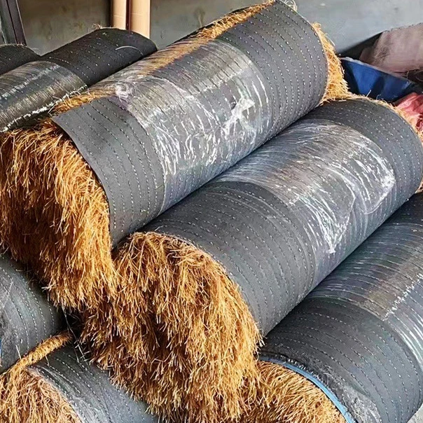 Roofing Plastic Straw for Garden Landscape Artificial Turf Grass Wholesale Factory Artificial Thatch Roof Roll for Home Decor