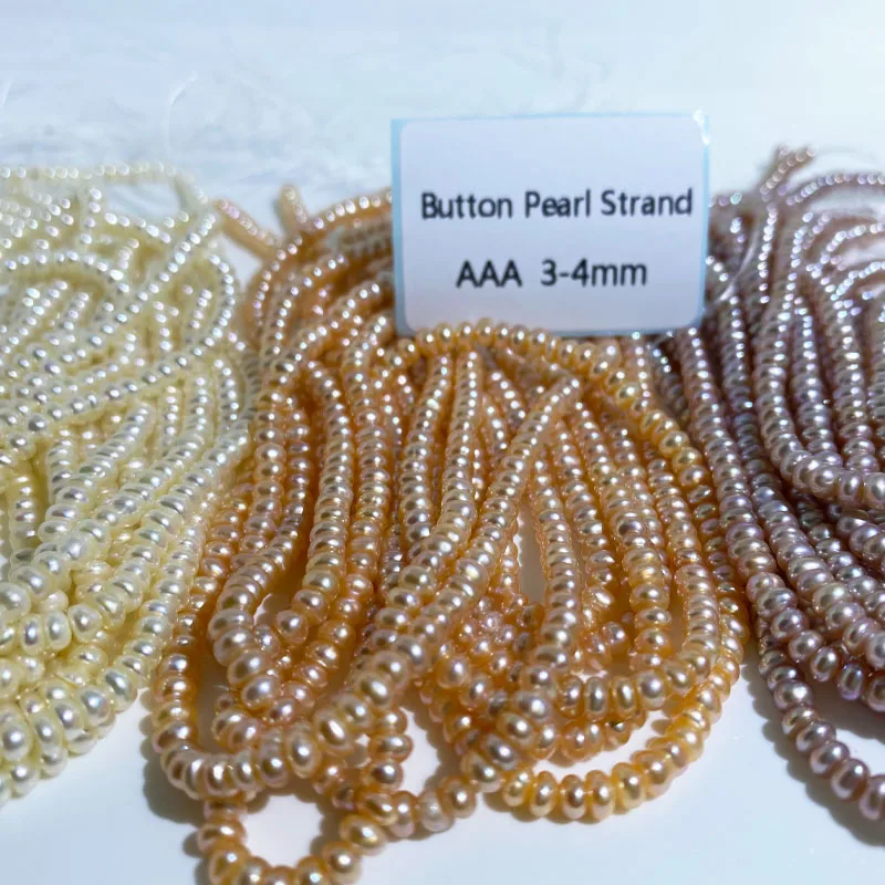 High Quality 100% Real Natural Freshwater Pearls Strand 2-12 mm Button Pearls Mix Colors Necklace Loose Pearls Enthusiasts