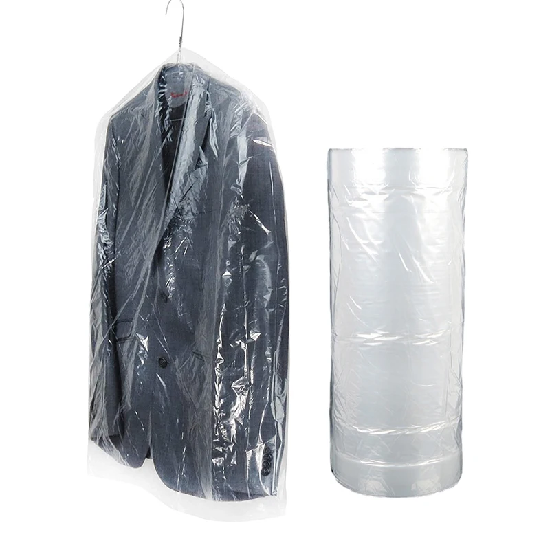 Factory Supply Disposable dust-proof Dry Cleaning poly roll garment cover