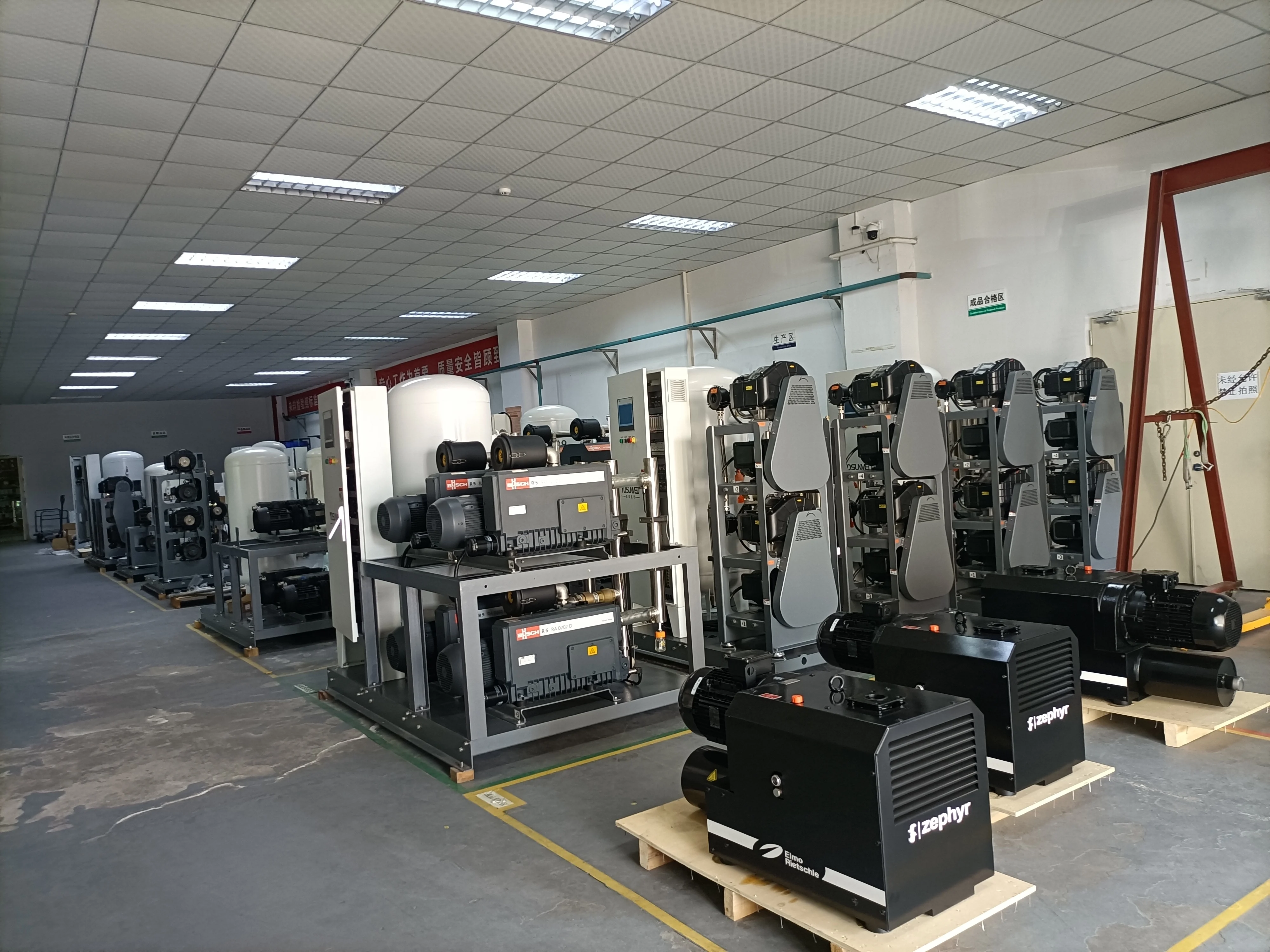 Customized Central Vacuum System Medical Oil-lubricated Rotary Vane Vacuum Pump