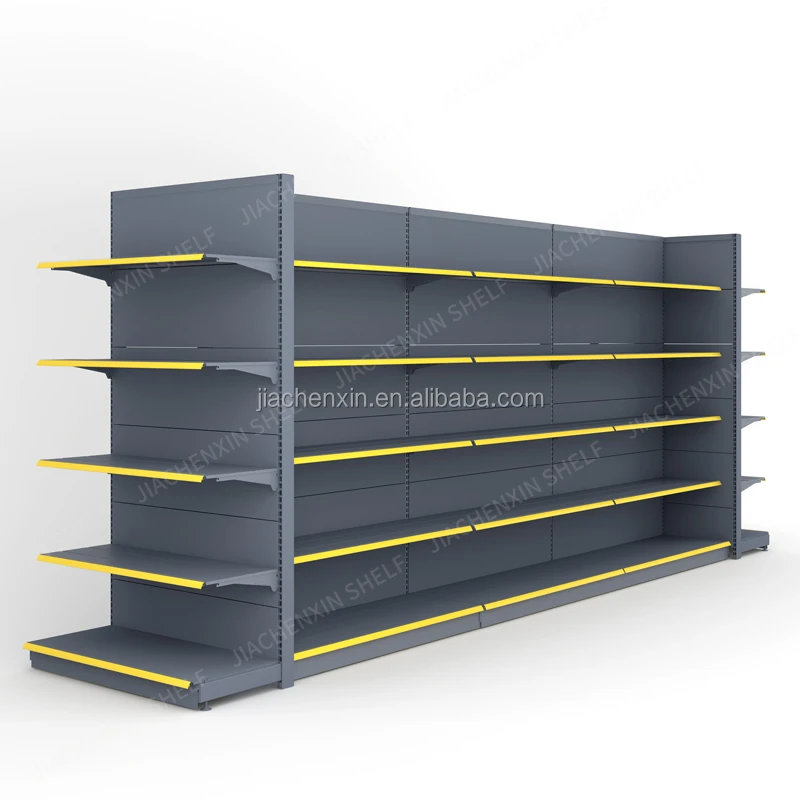 Supermarket gondola one side shelf retail good price shelving store durable shelf supermarket stand rack for sale