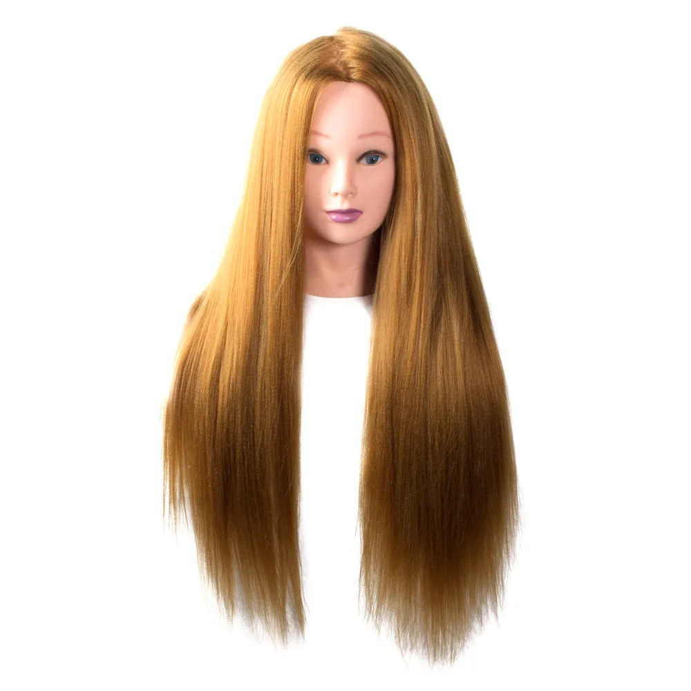 top quality teaching mannequin head with human hair Customizable 100% human hair training doll head For Hairdresser