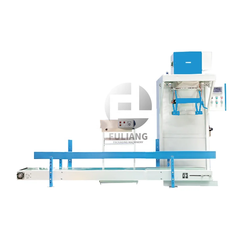 Automatic 10kg to 50kg big sack bag NPK 20-20-20 (ratio 1:1:1) granular fertilizer packing machine