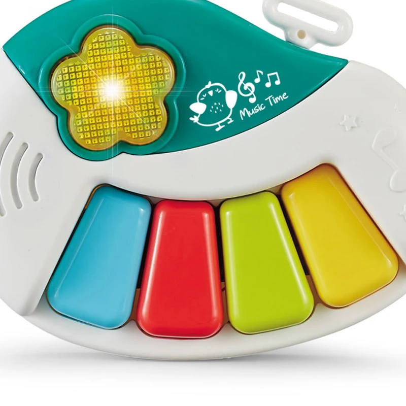 Sound lighting infant playing mini toys music baby piano