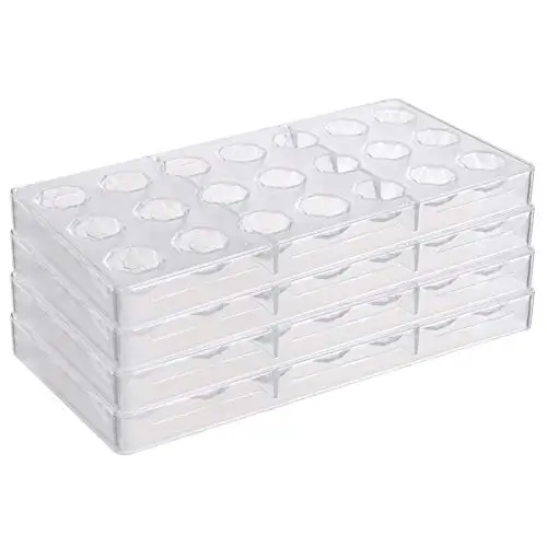 Factory Wholesale Custom Clear Plastic PP PET PS Blister Thermoforming Chocolate Candy Tray Mold Packaging Tray for Food