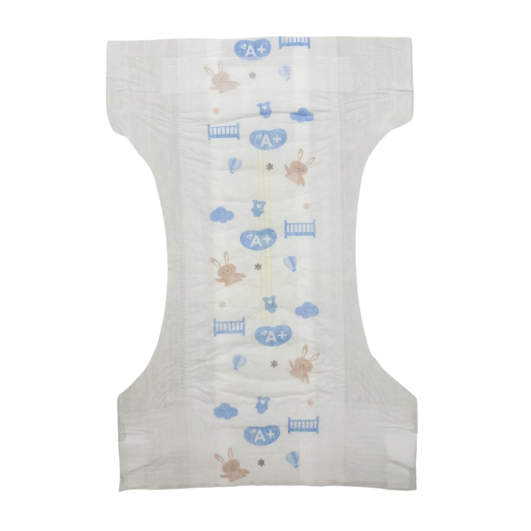 Wholesale Bulk Eco Friendly Highly Absorbent Baby Diapers Premium Infant Nappies Made of SAP Paper