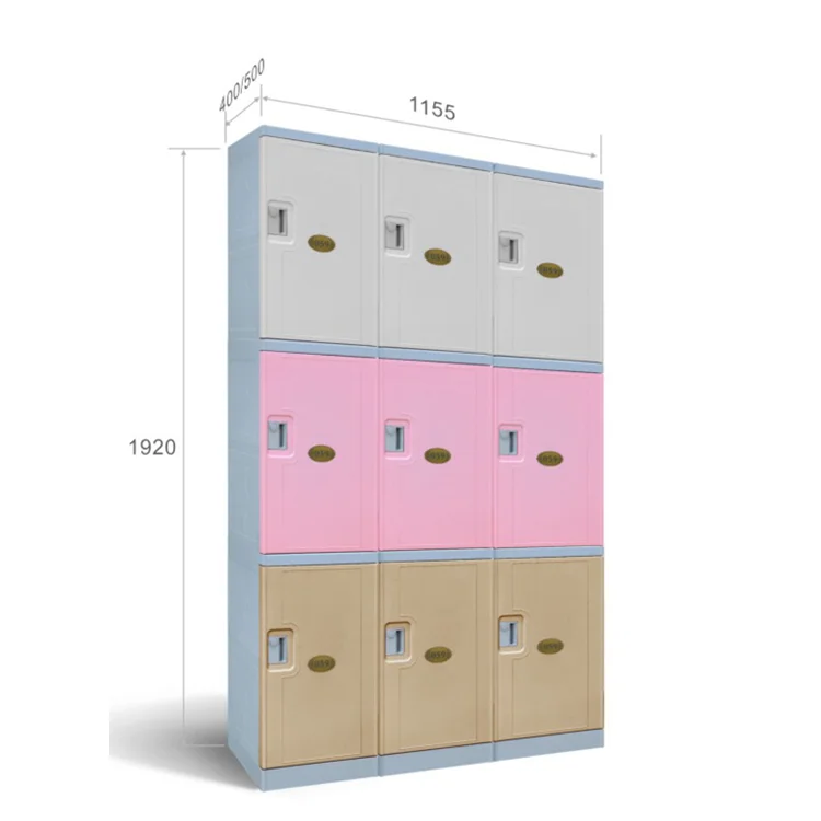 Cheap Price Environmental Friendly ABS Plastic Multiple Door Locker For Swimming Pool Gym And School