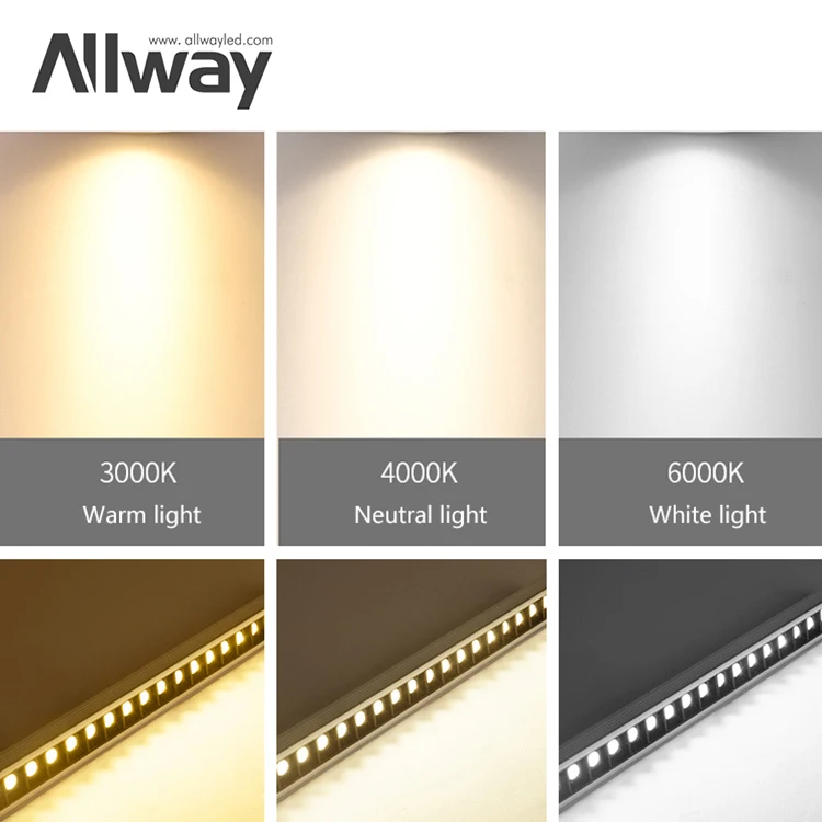 ALLWAY Modern Design Ceiling Recessed Down Light Indoor Hotel 4w 5w 8w 10w 15w 18w 25w Led Downlights