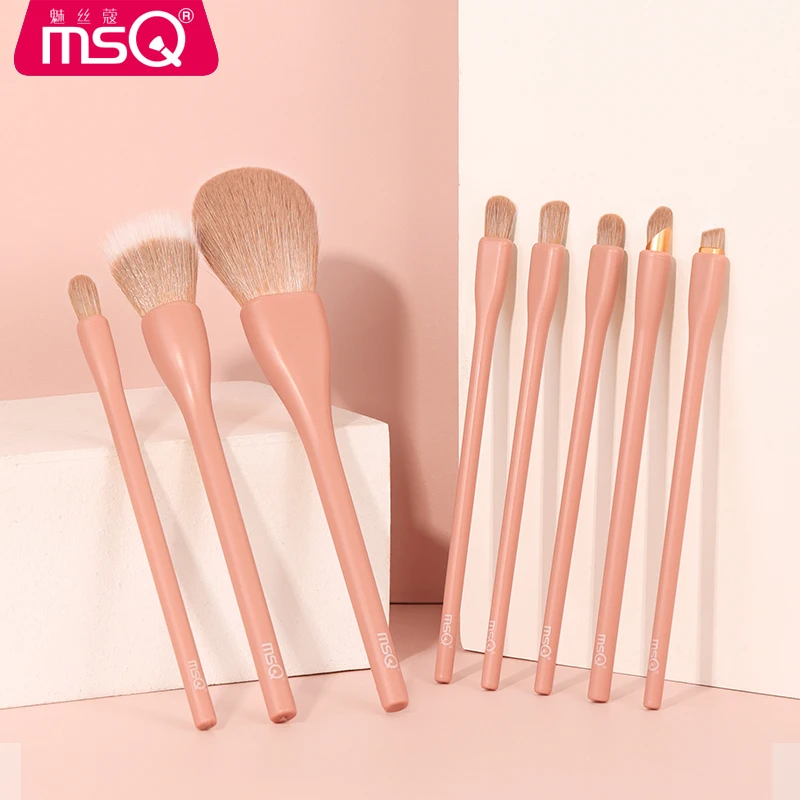 Wholesale Makeup Gift Sets 8Pcs Synthetic Travel Makeup Brush Foundation Cosmetics Powder Face Make Up Brush Set With Box